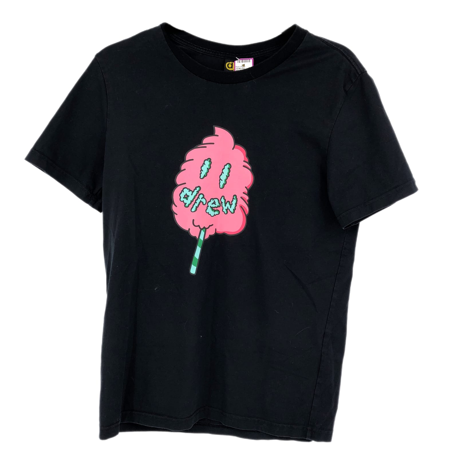 Drew House Black & Pink Classic Tee