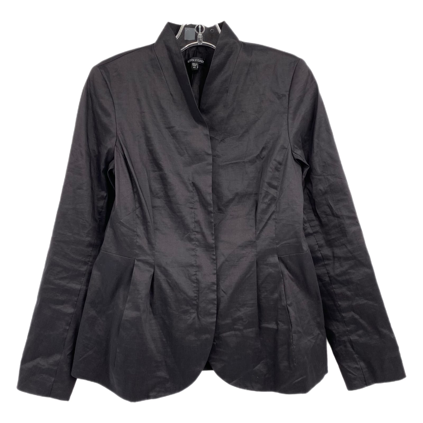 Eileen Fisher Black Zip-Up Jacket