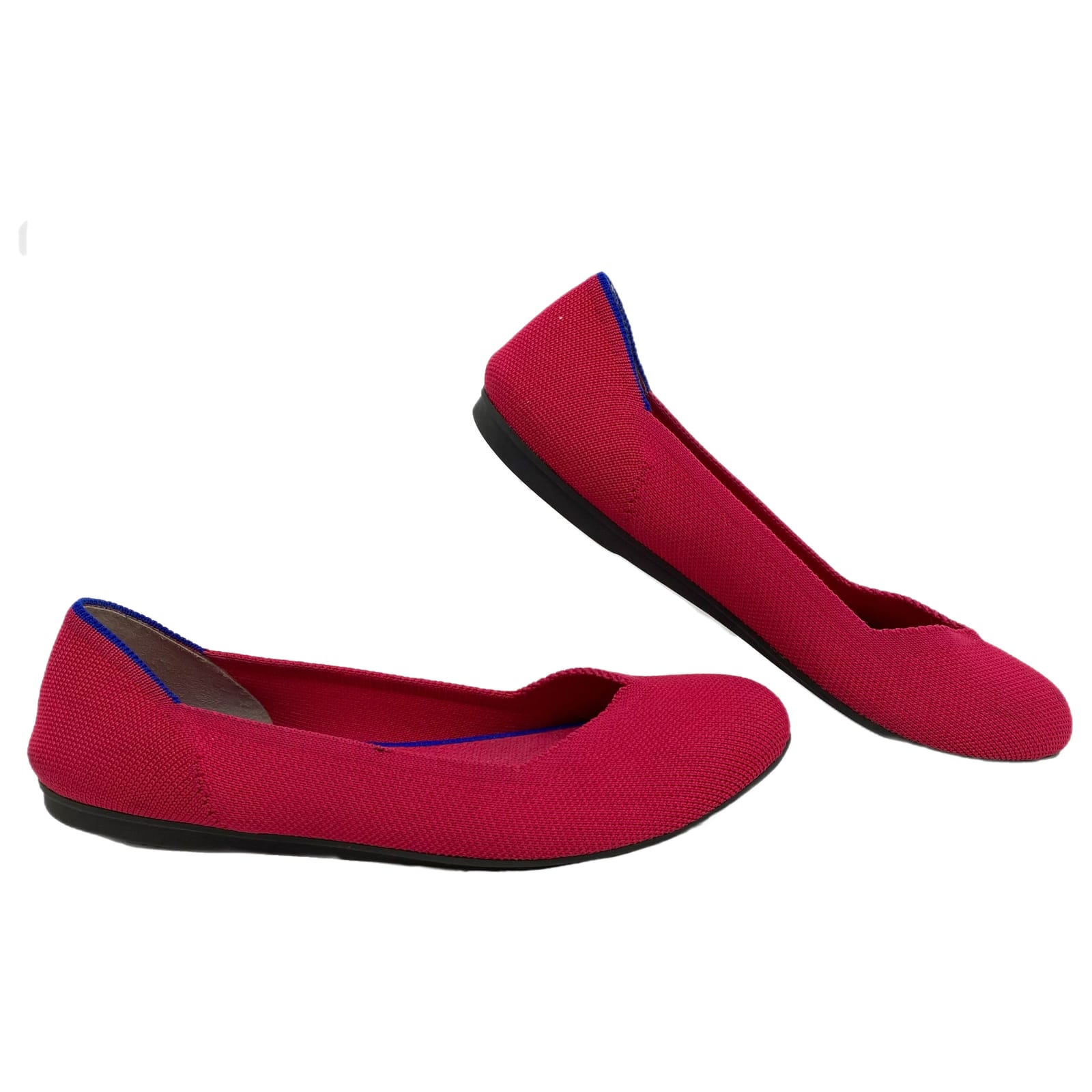Rothy's Pink Knit Round Toe Flats