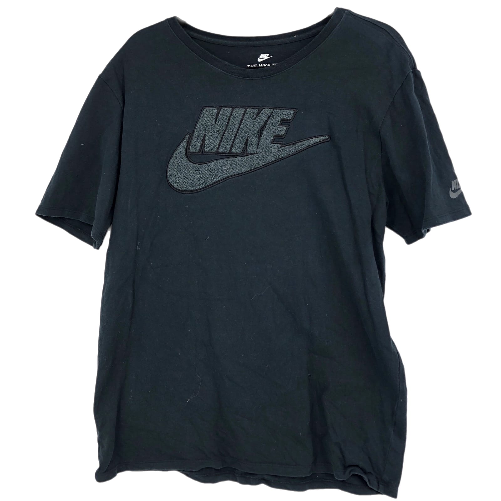 Nike Black Fuzzy Symbol T-Shirt