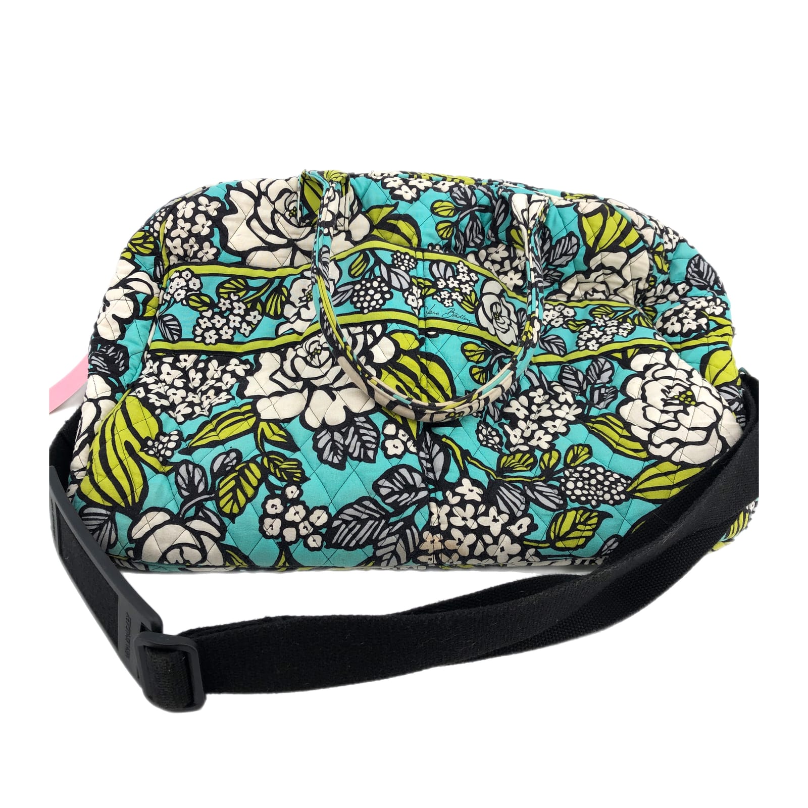 Vera Bradley Green & Blue Cotton Tote