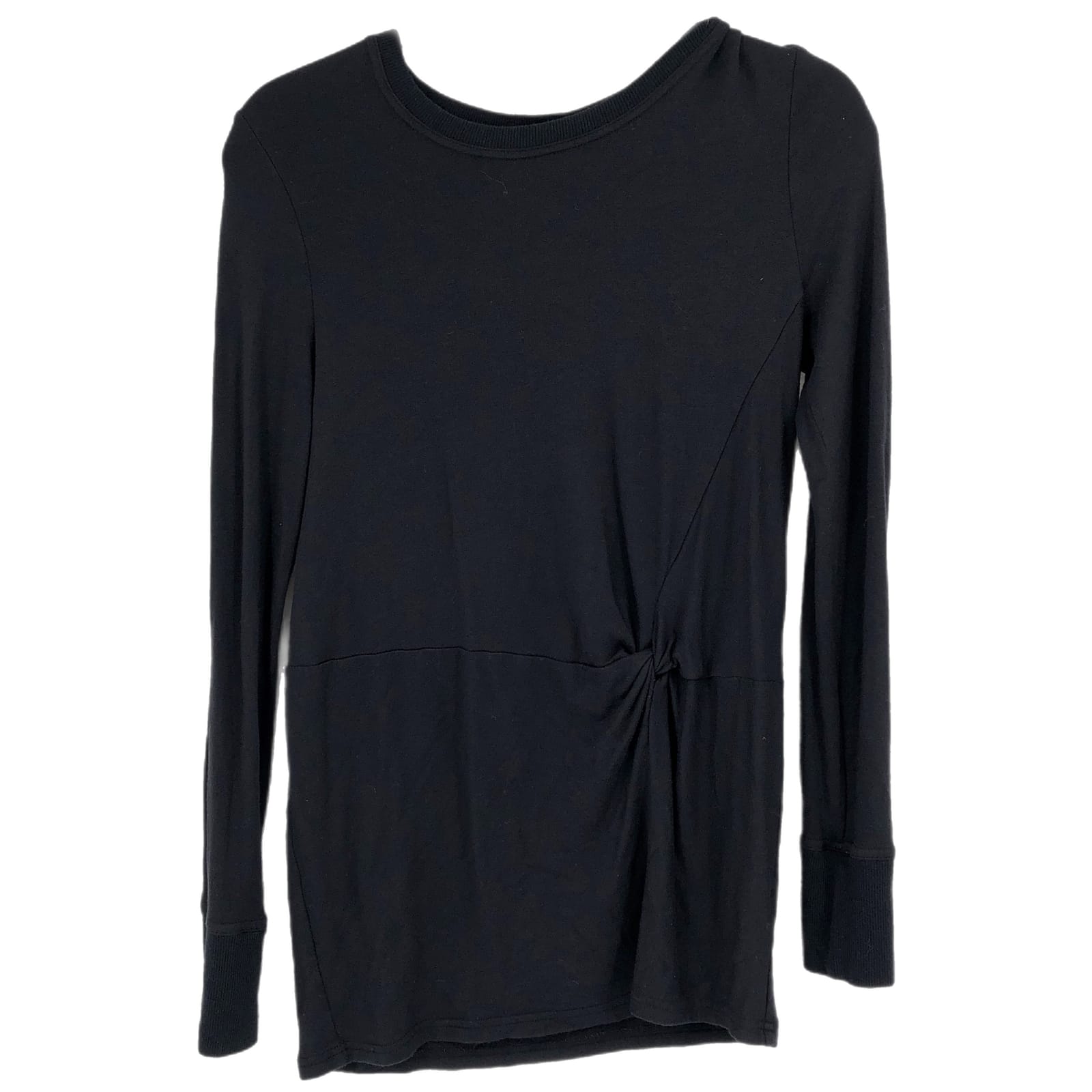 Athleta Black Modal Long Sleeve T-Shirt