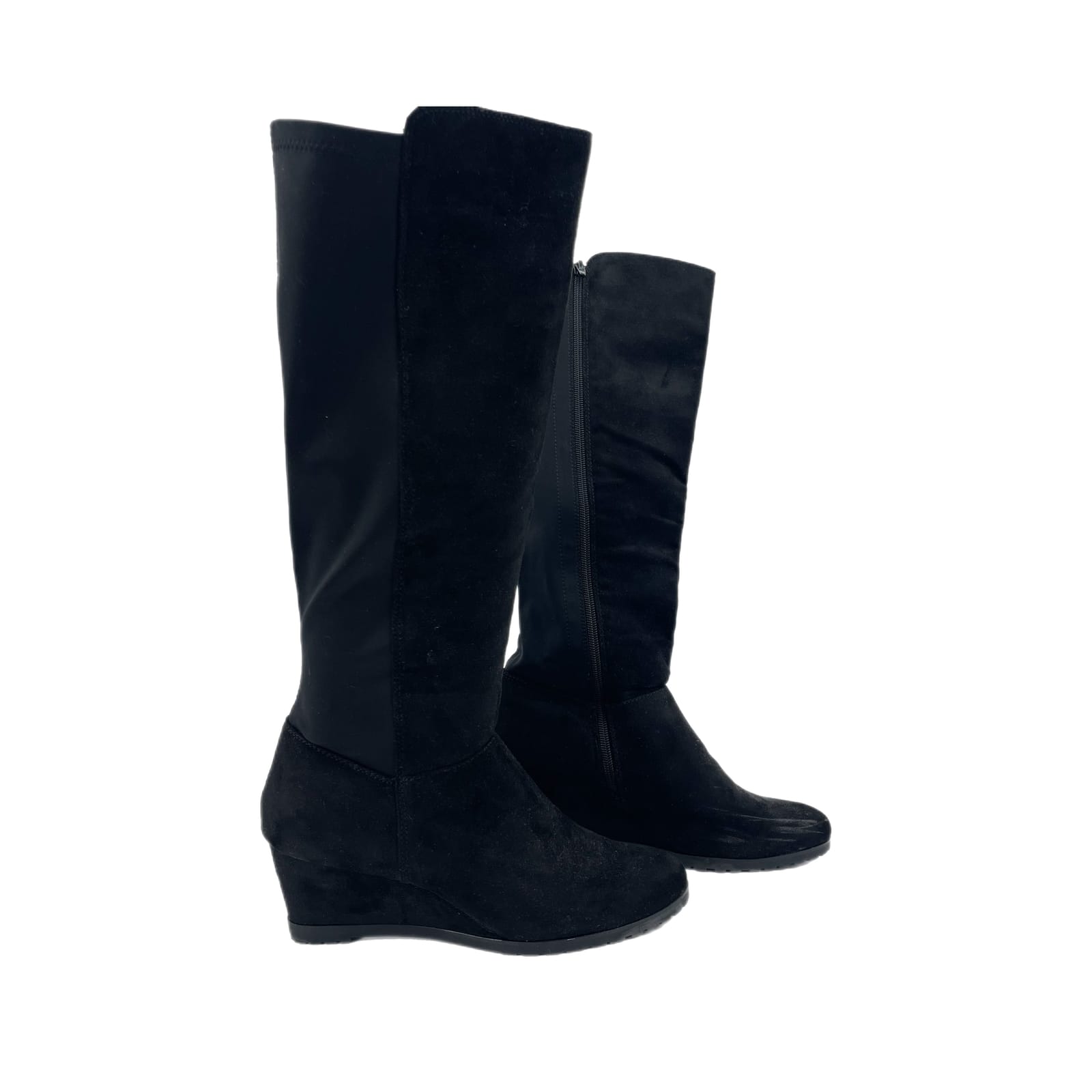 Graceland Black Over the Knee Boots