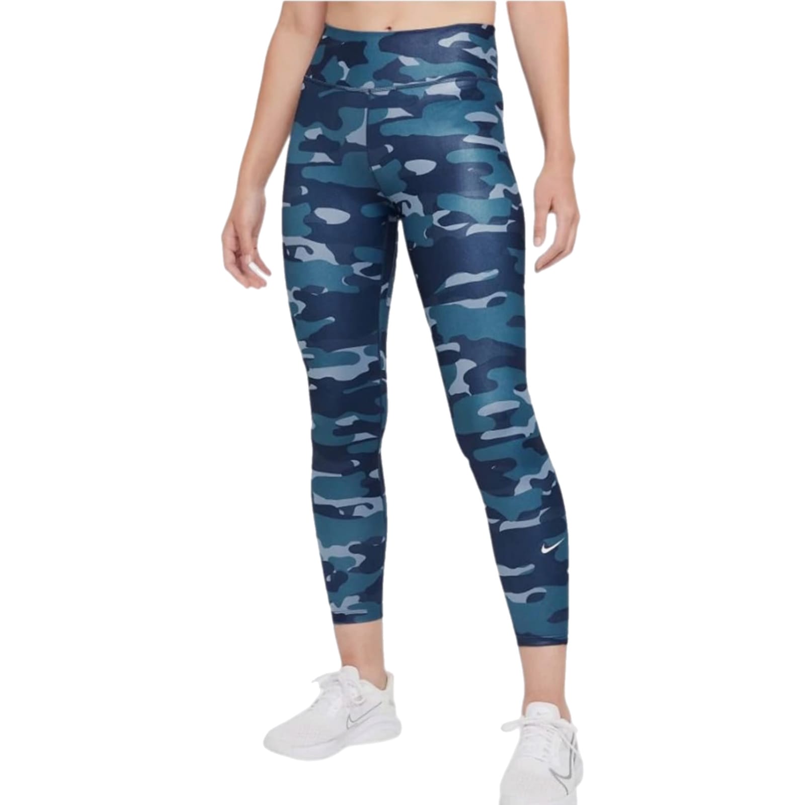 Nike Blue Camouflage Athletic Leggings