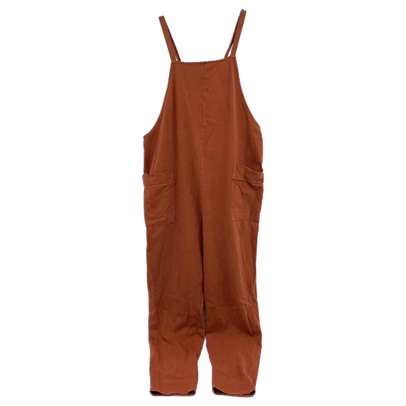 Storq Brown Cotton Overalls Jumpsuit
