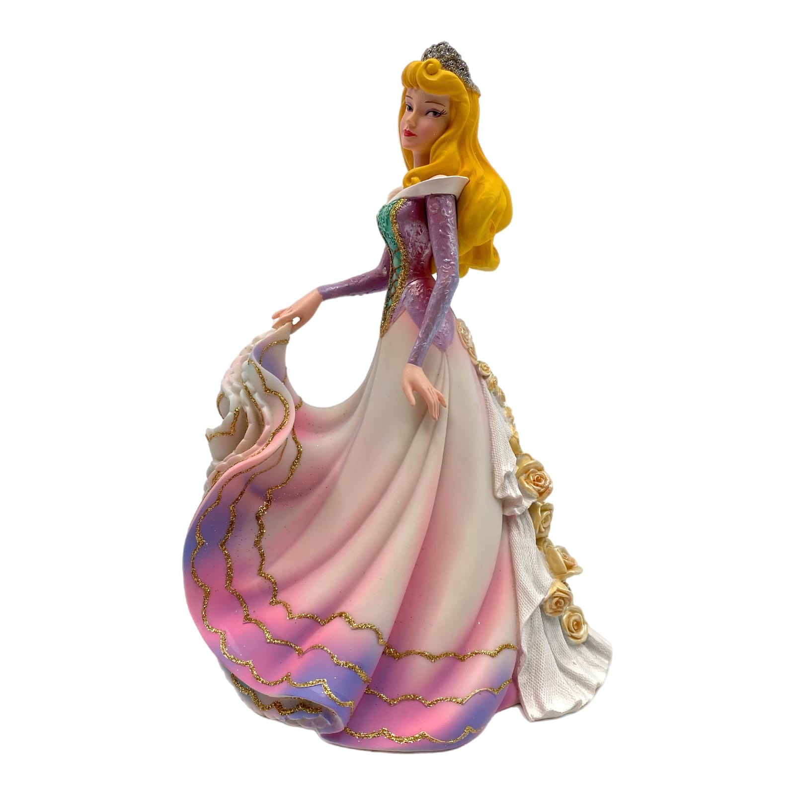 Disney Showcase Pink Purple Aurora Statue