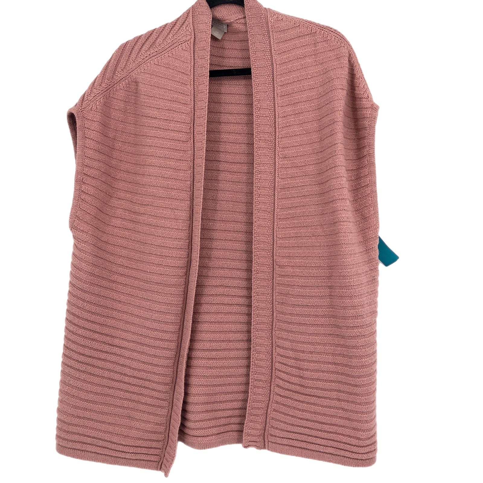 Chico's Pink Sleeveless Cardigan