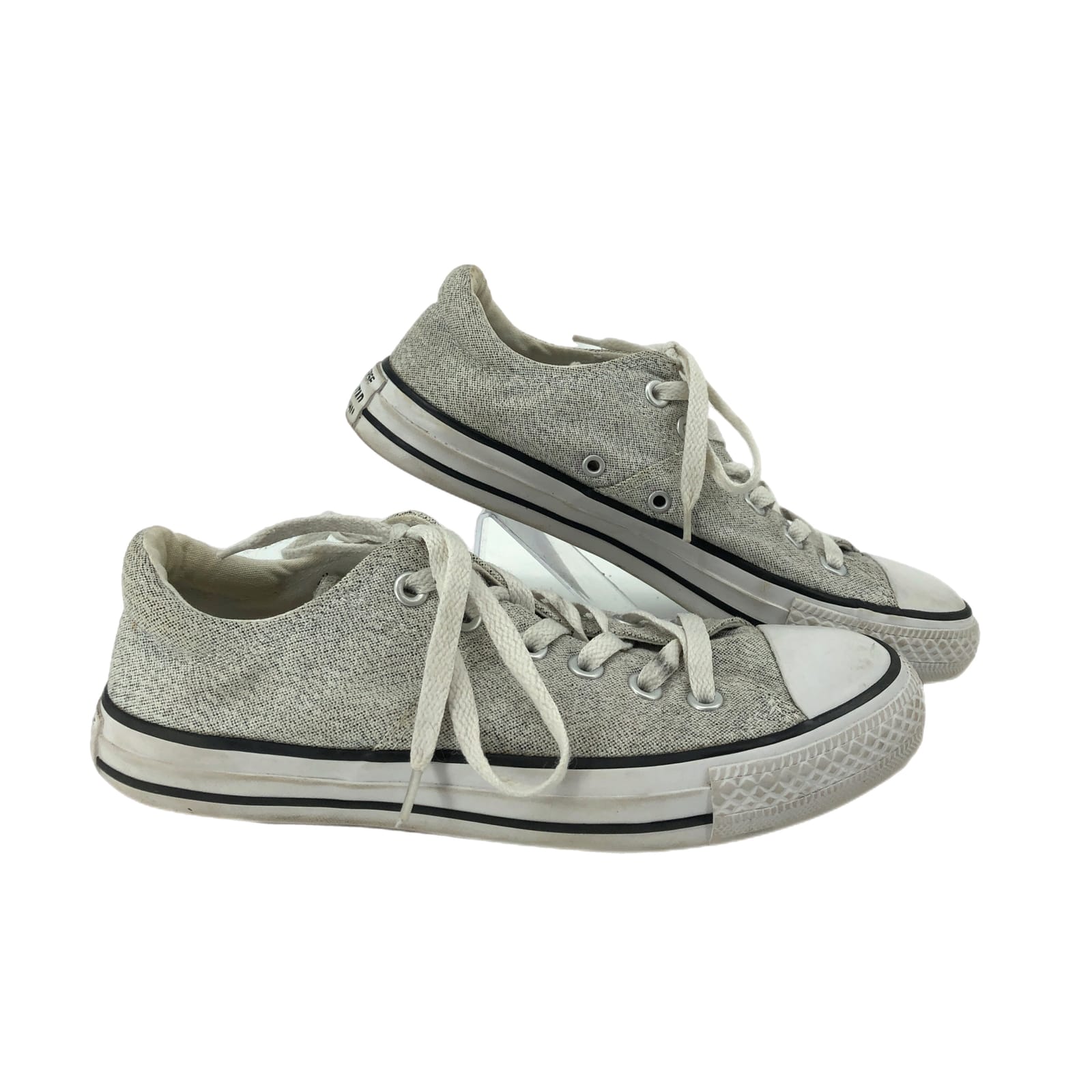 Converse White/Black Classic Athletic Shoes