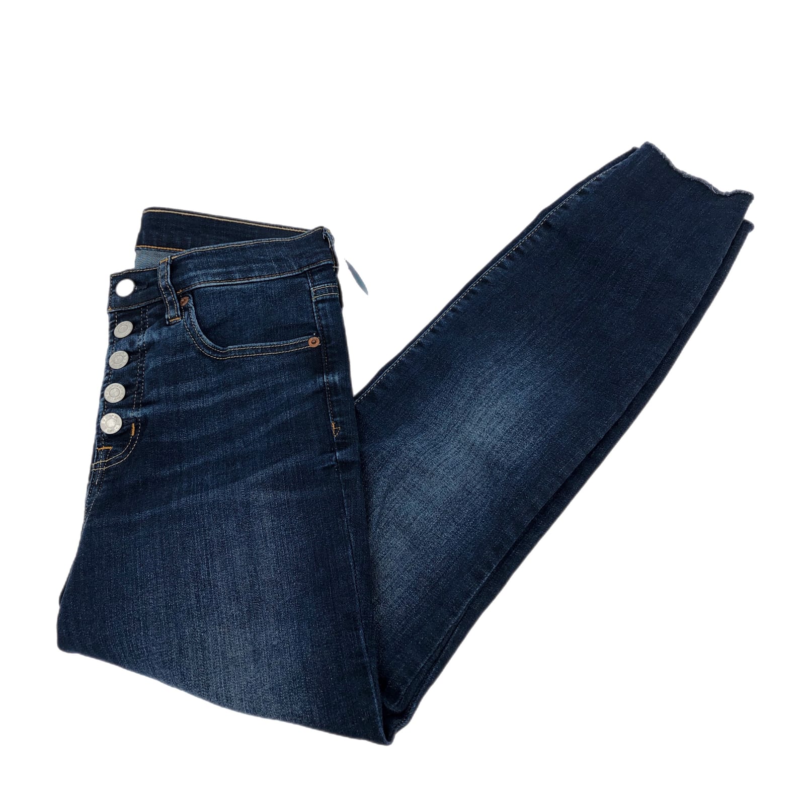 GAP Blue Skinny Straight Leg Jeans
