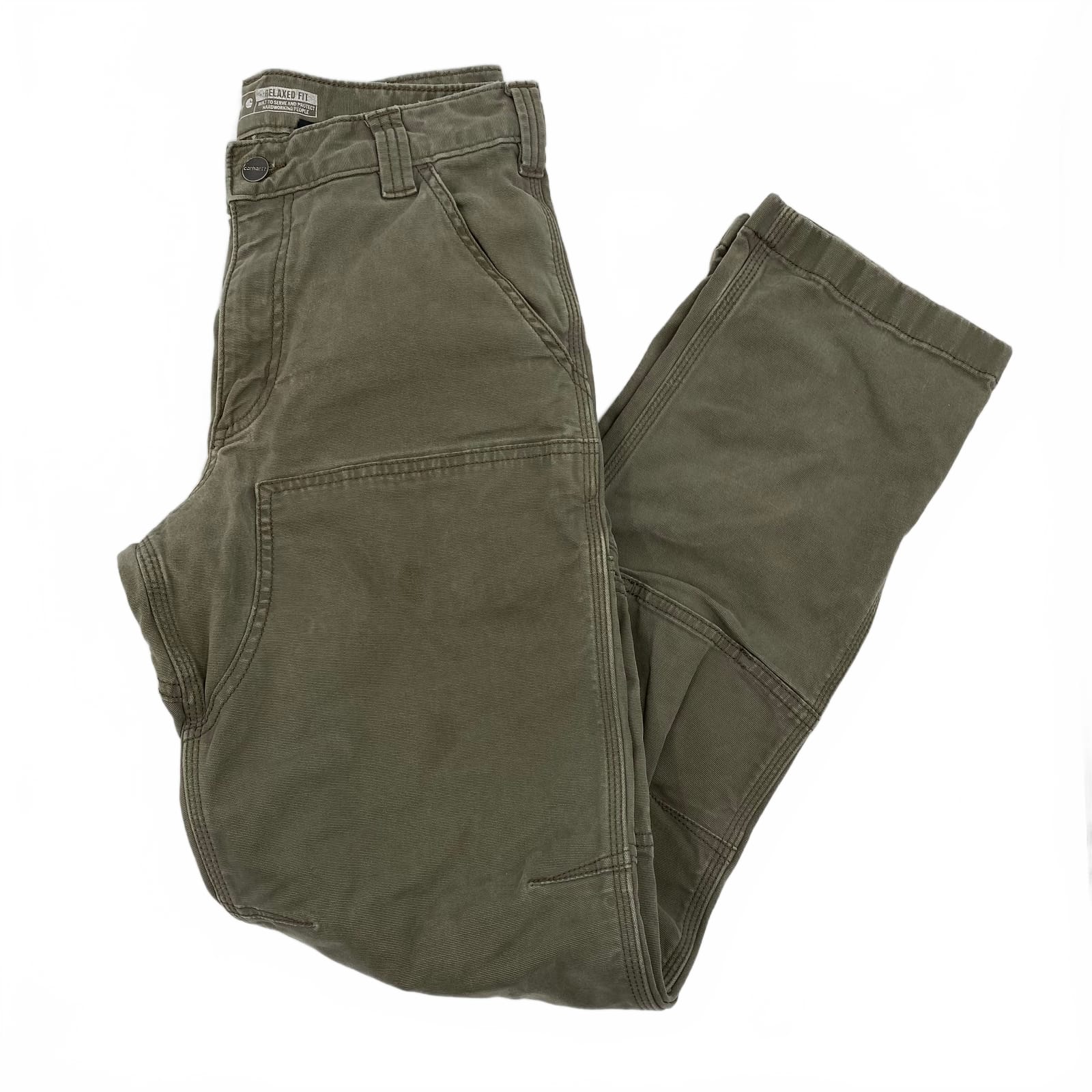 Carhartt Green Cotton Blend Cargo Pants