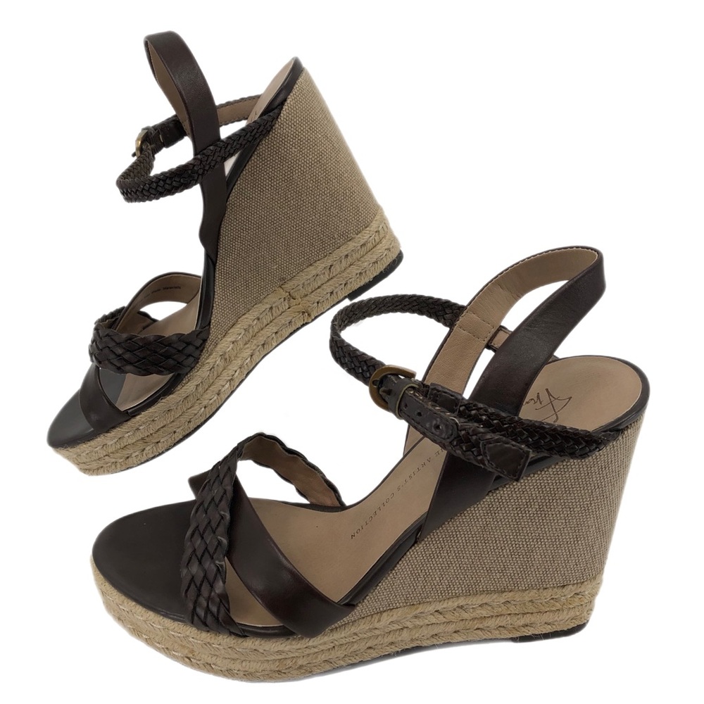 Franco Sarto Brown/Tan Heel Sandal