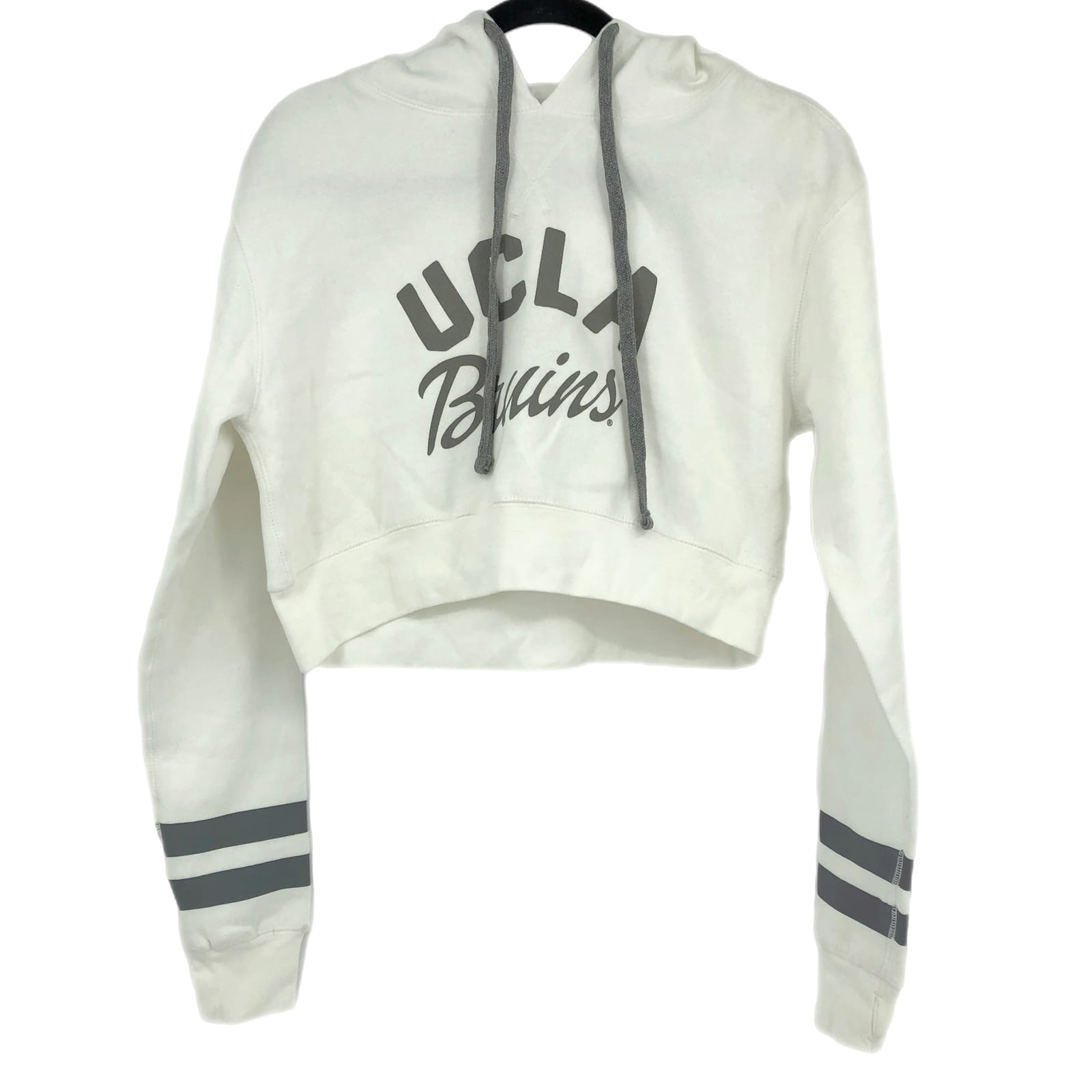 UCLA White & Gray Cropped Sweatshirt