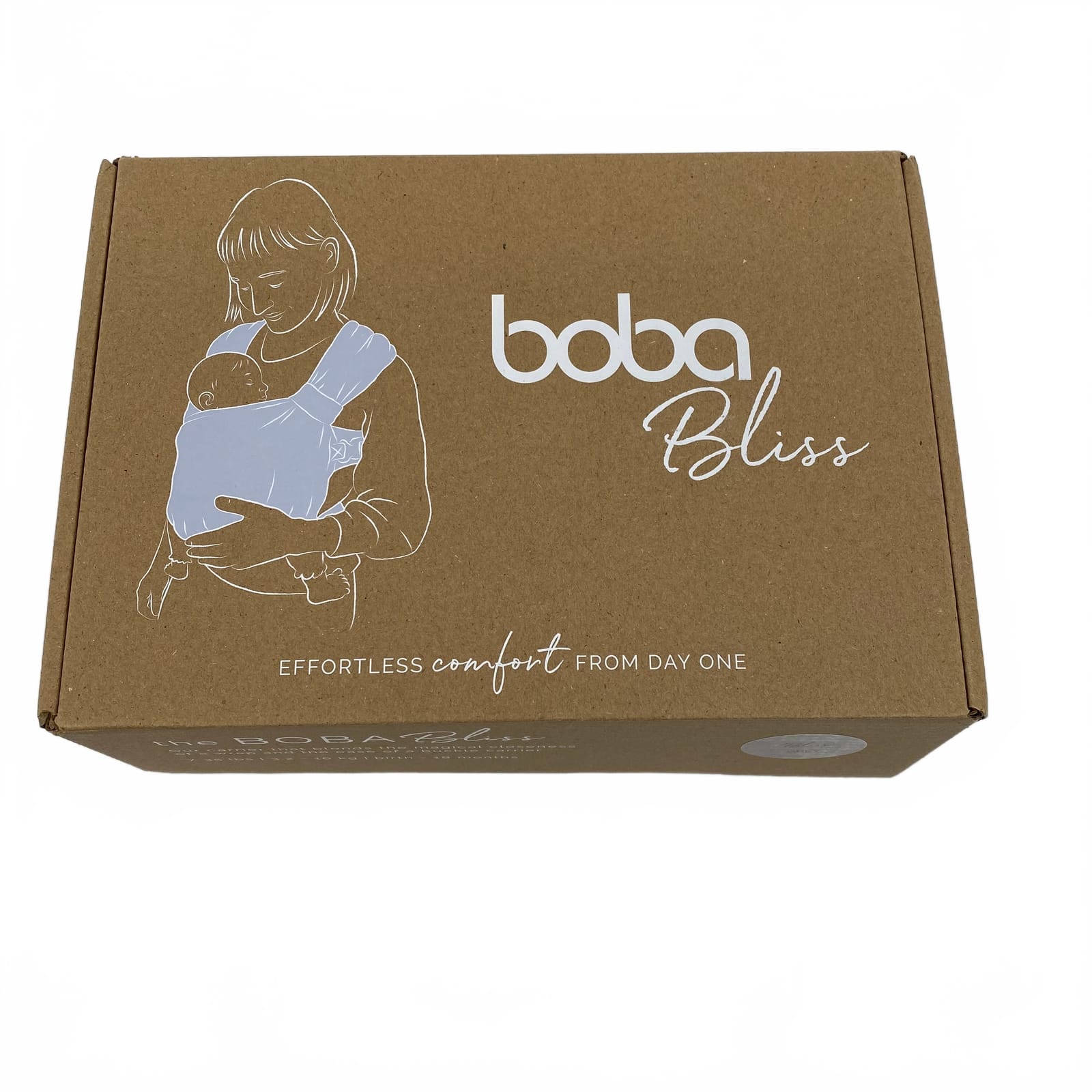 Boba Bliss Carrier Gray 0-18 Months