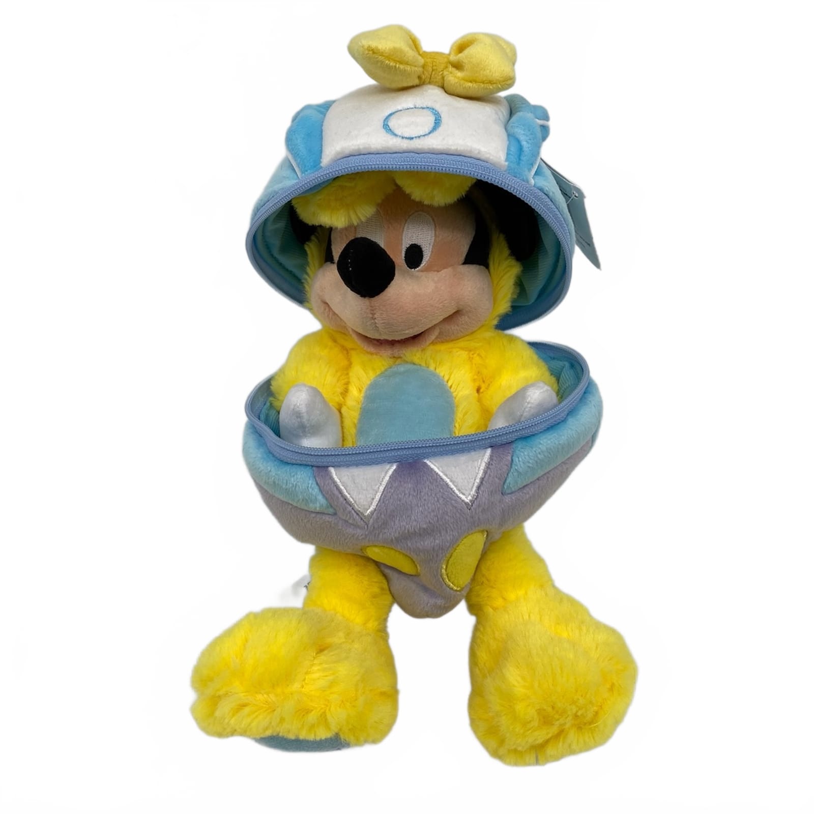 Disney Yellow Blue Easter Egg Mickey Mouse Plush