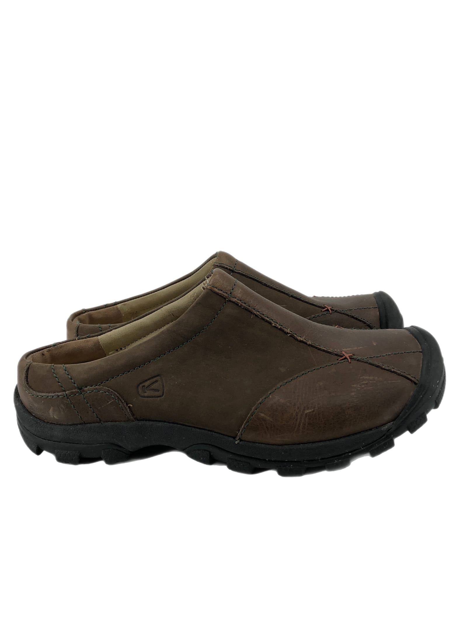 Keen Brown Leather Slip-On Loafers