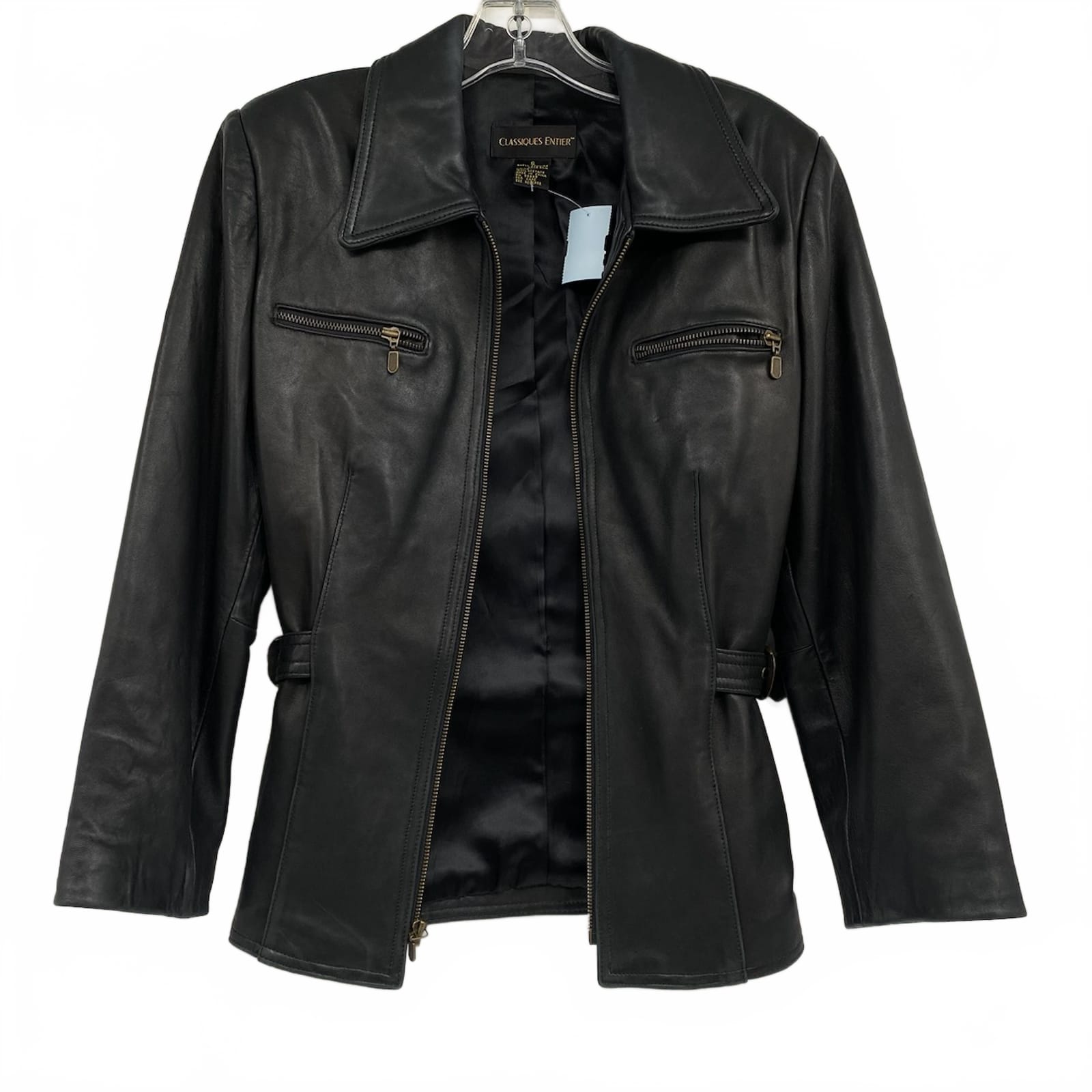 Classique Black Lambskin Leather Jacket