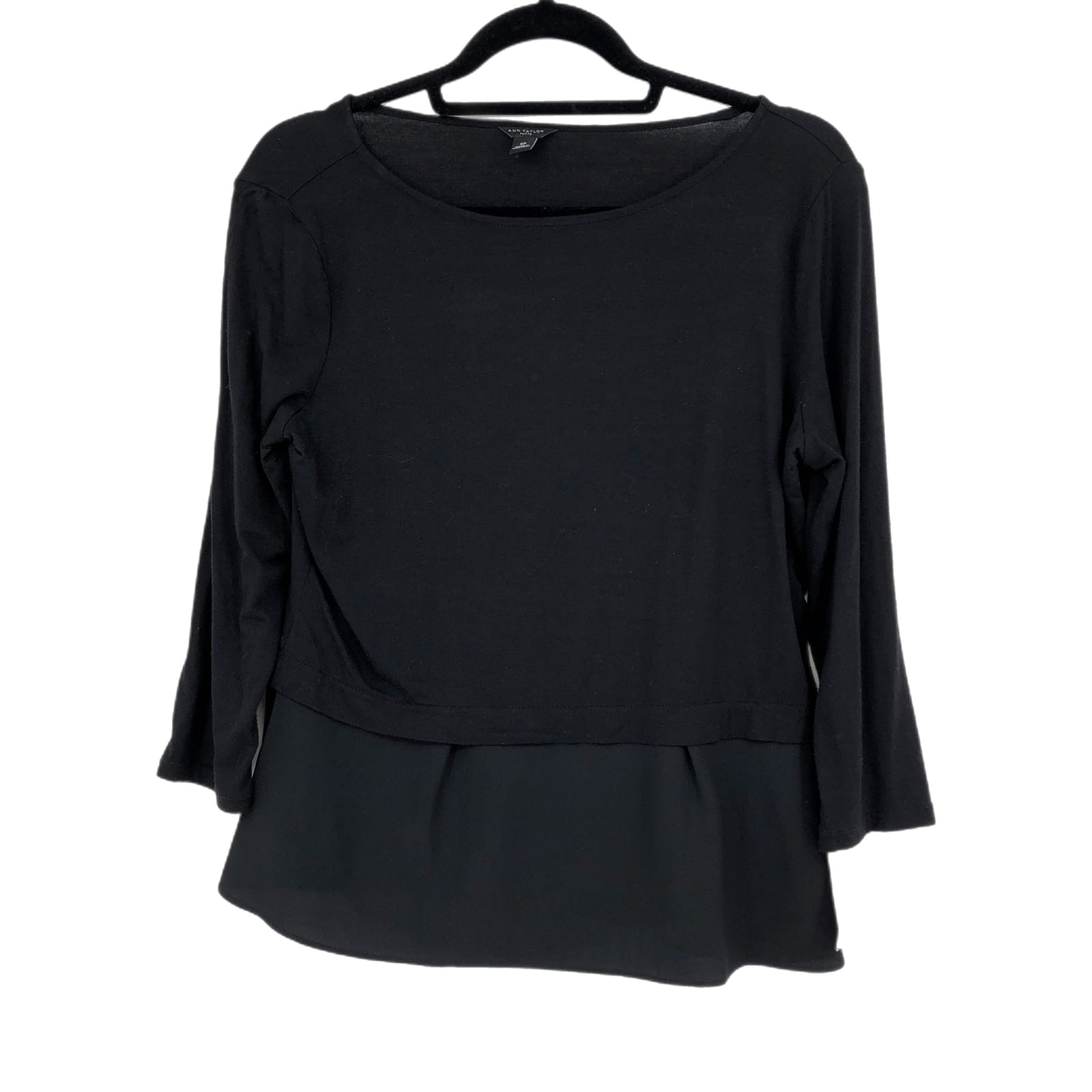 Ann Taylor Black Classic Blouse