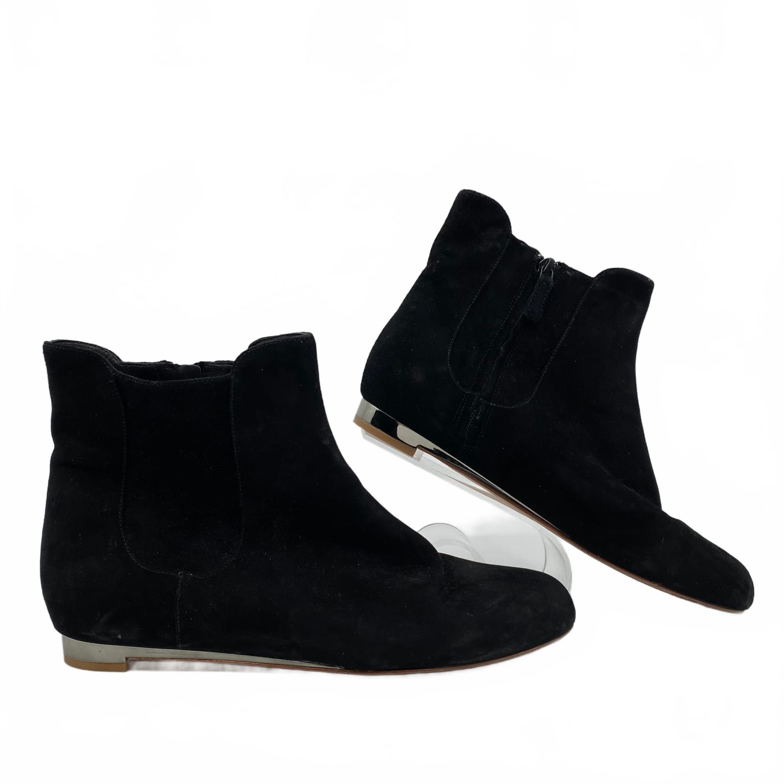 Cole Haan Black Suede Ankle Booties