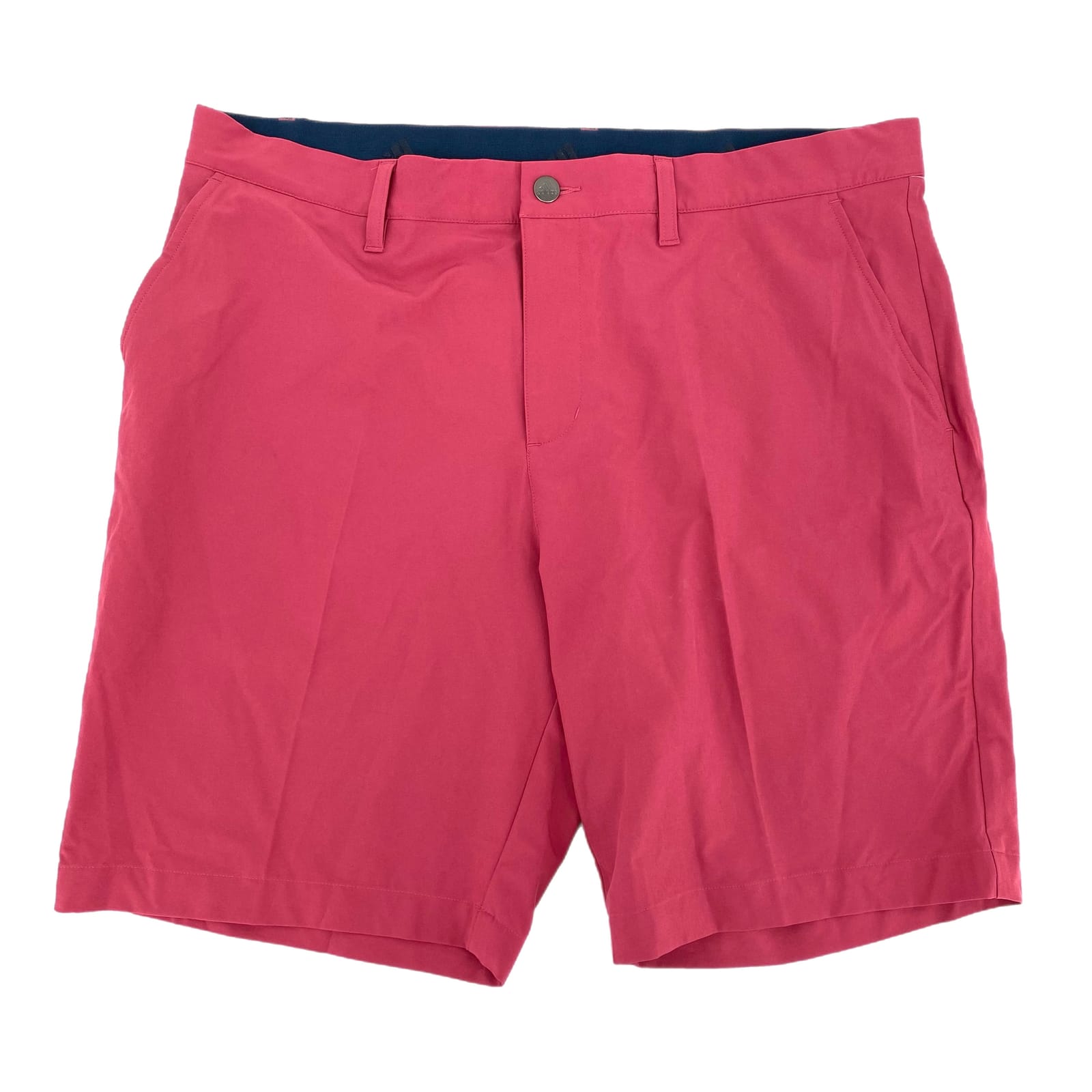 adidas Pink High-Rise Flat Front Golf Shorts