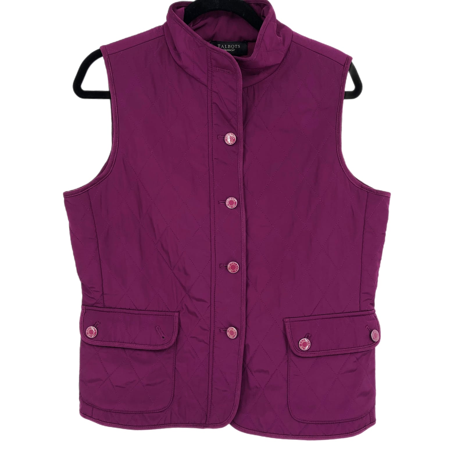 Talbots Purple Classic Vest