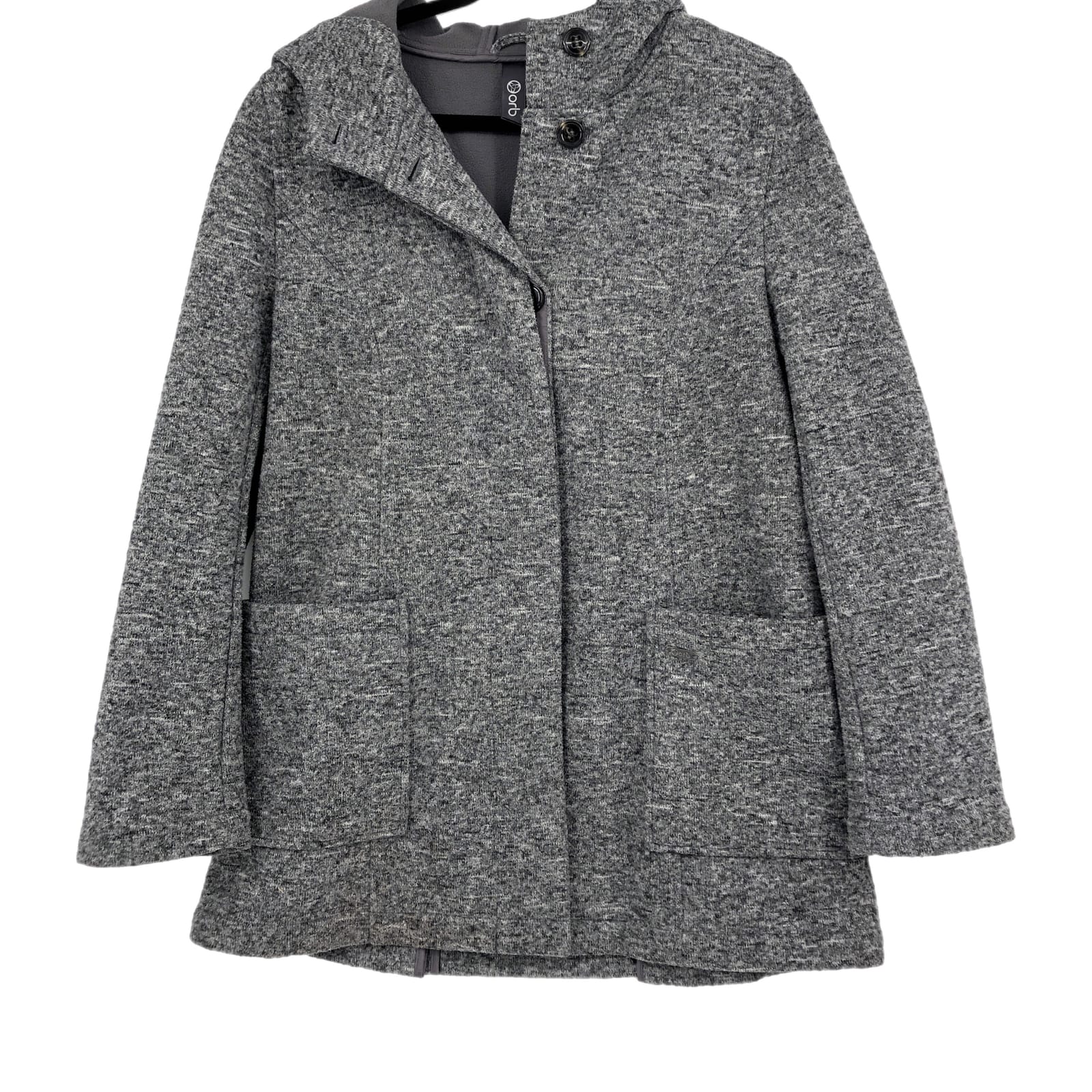 Classic Gray Mid-Length Pea Coat