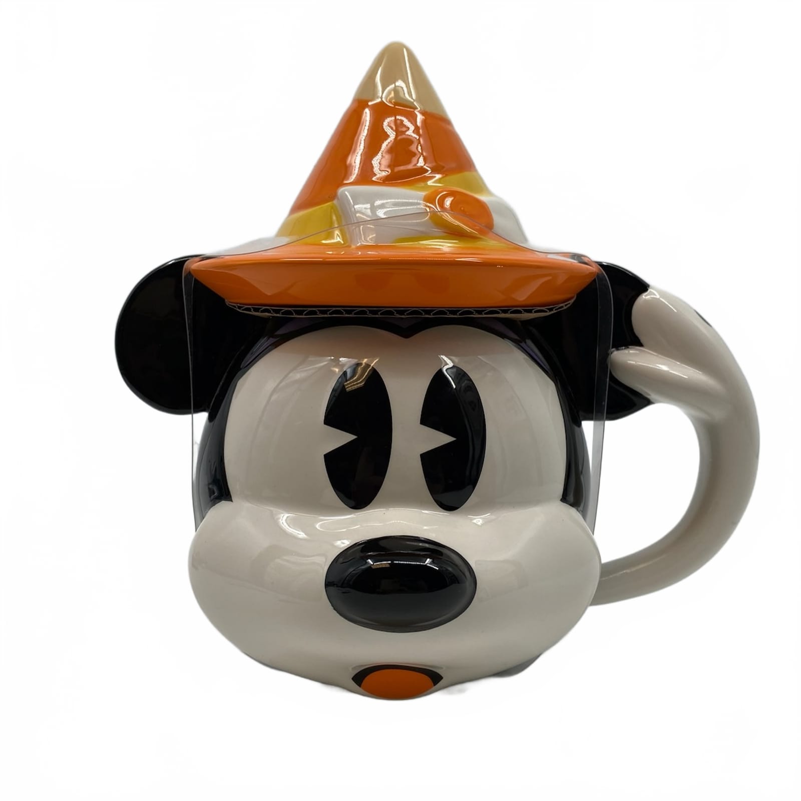 Disney Black Orange Mickey Mouse Candy Corn Hat Mug