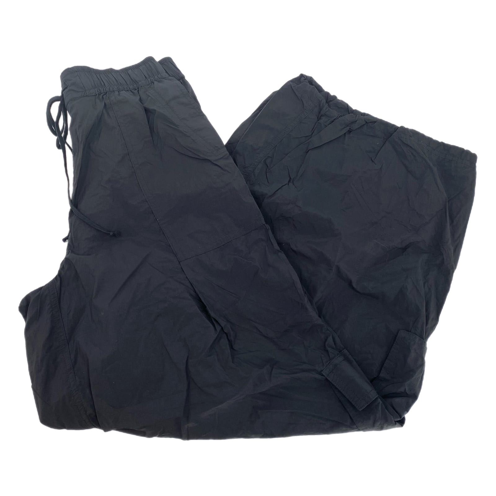 Daily Practice Black Wide Leg Cargo Joggers