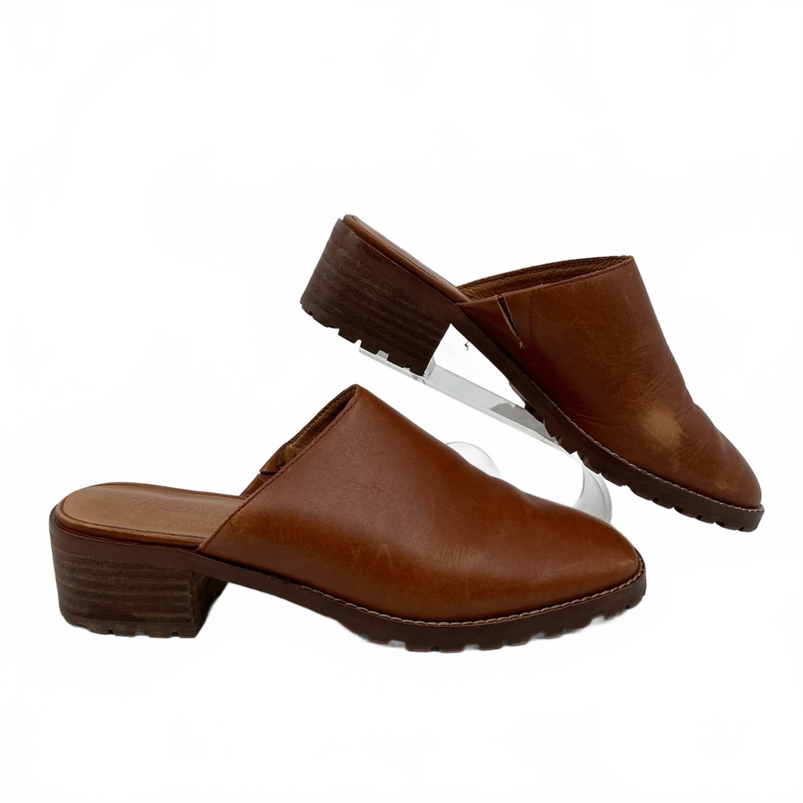Madewell Brown Leather Mules