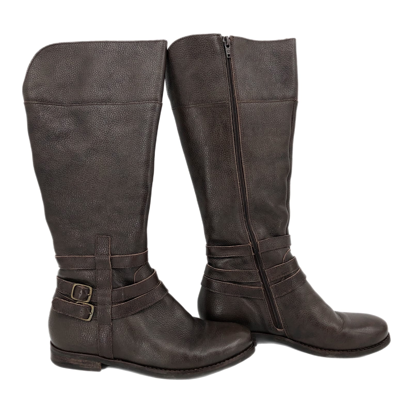 Matisse Brown Leather Knee-High Boots