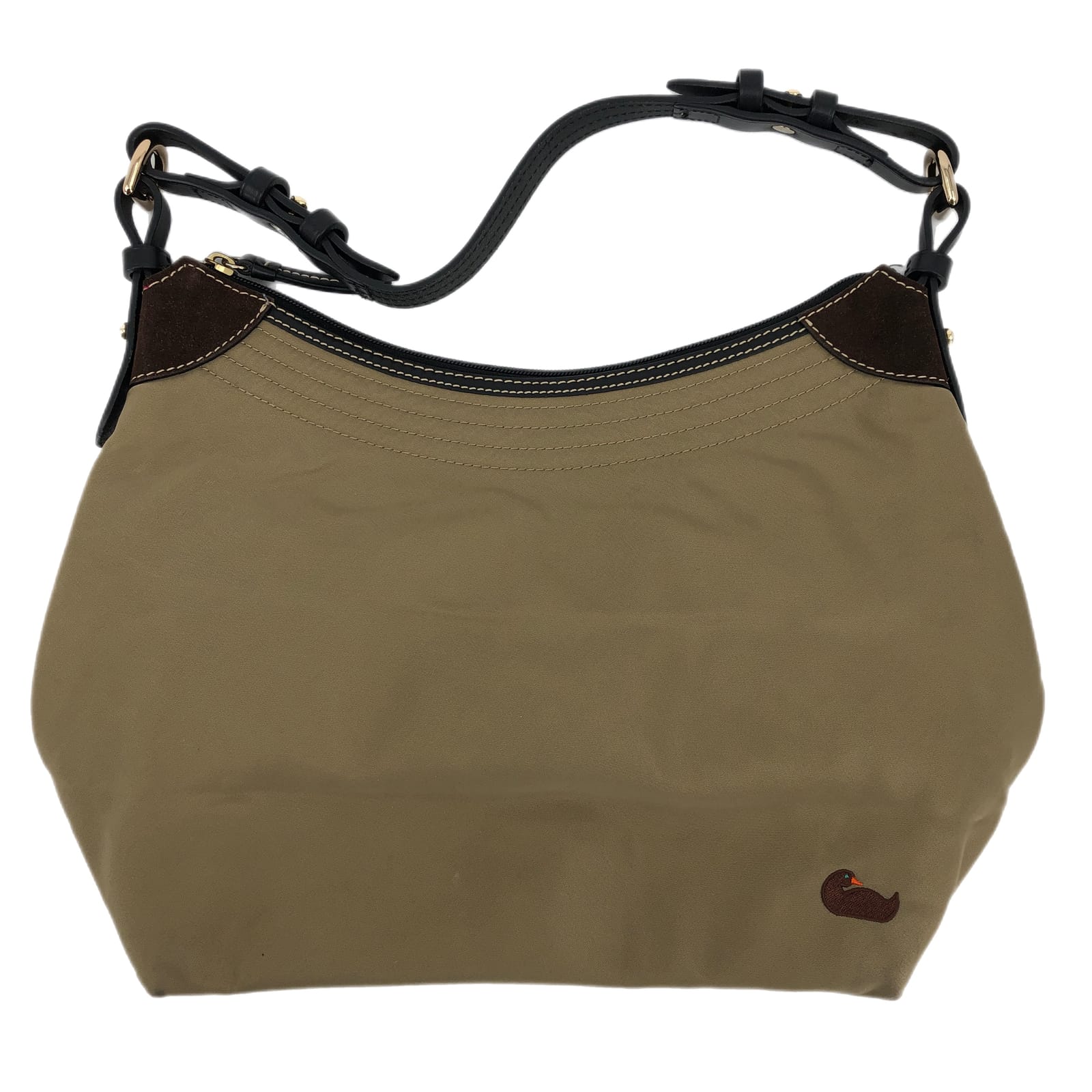 Dooney & Bourke Beige Top Handle Bag with Adjustable Strap