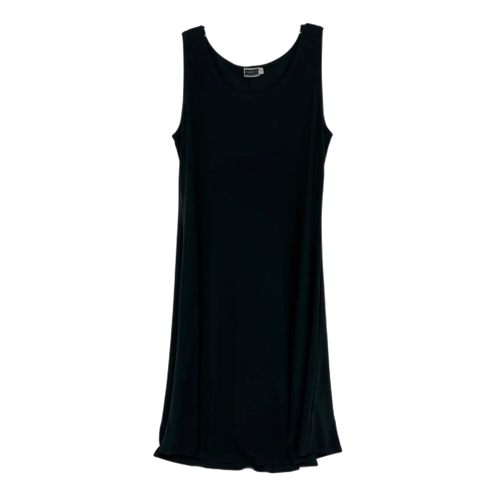 Simpli Canada Black Sleeveless Midi Tank Dress