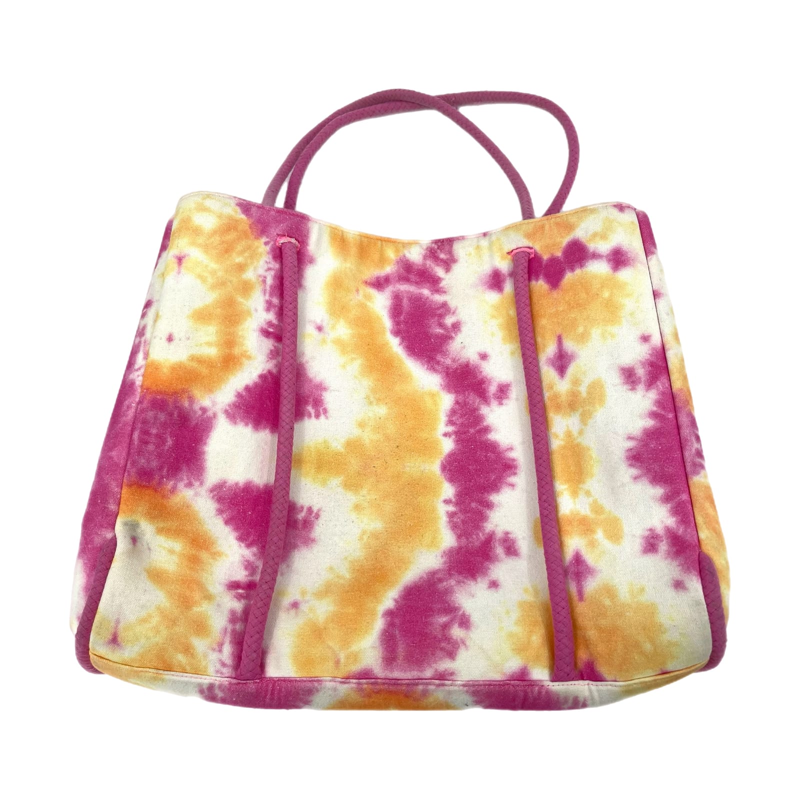 America & Beyond Pink Tie Dye Tote Bag