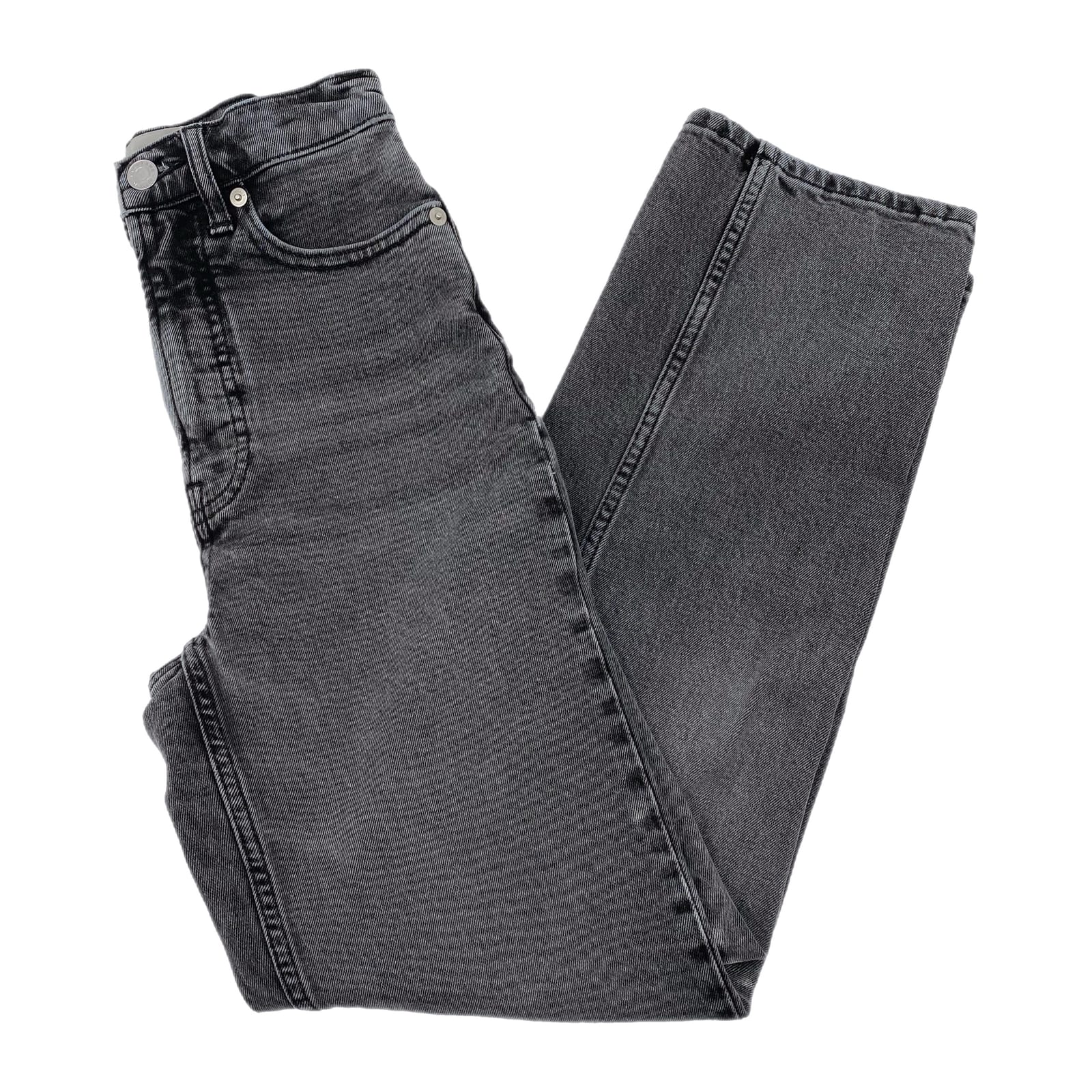 Everlane Gray Hi-Rise Straight Jeans