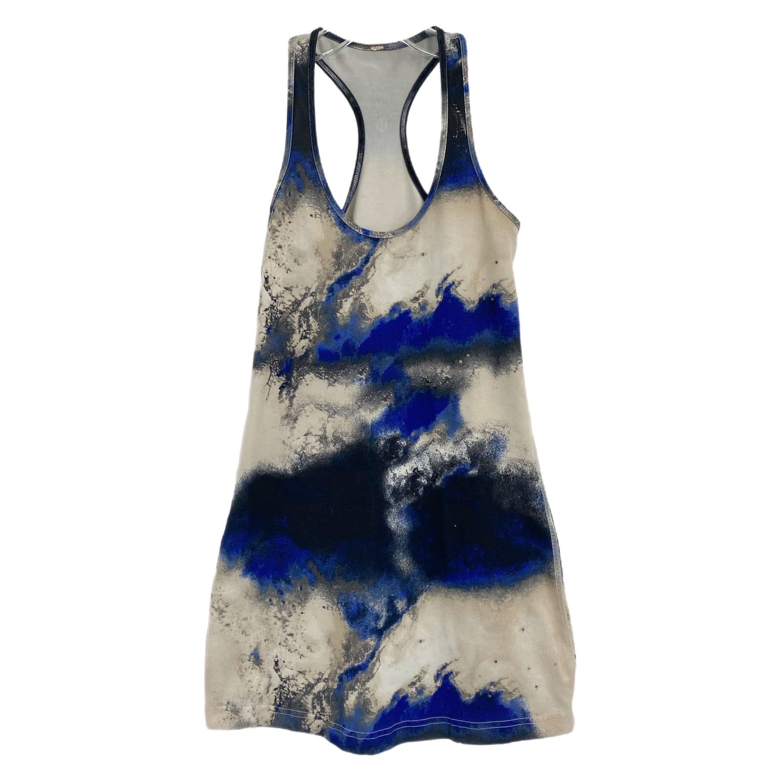 Lululemon Beige Blue Marble Racerback Tank Top