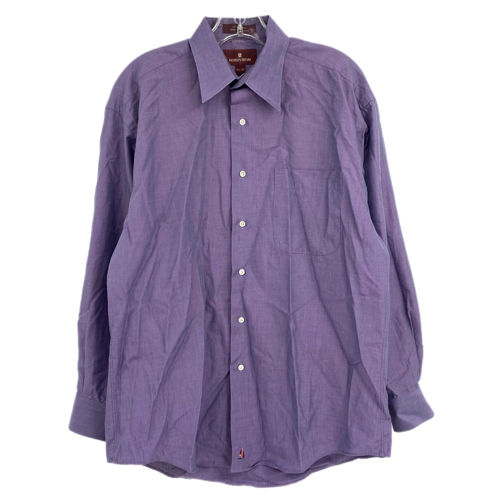 Nordstrom Purple Long Sleeve Button-Up Shirt