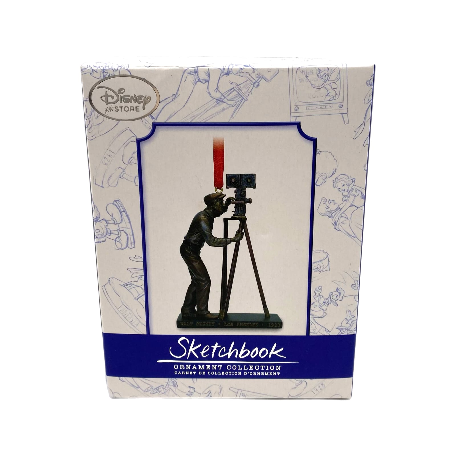 Disney Silver Walt Disney Sketchbook Collection Ornament