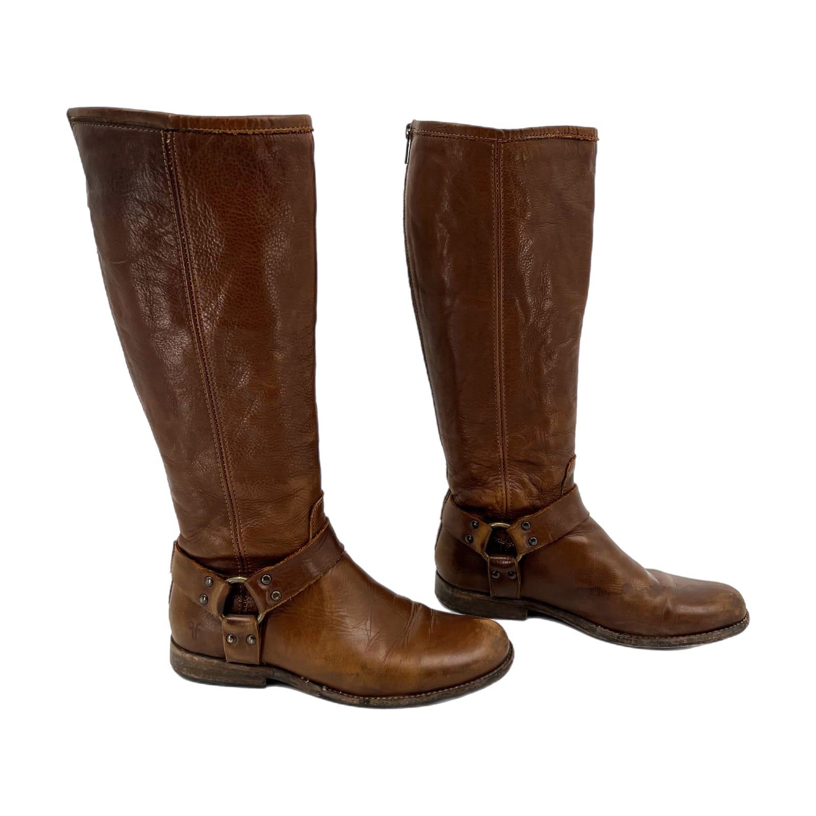 Frye Brown Leather Knee High Boots