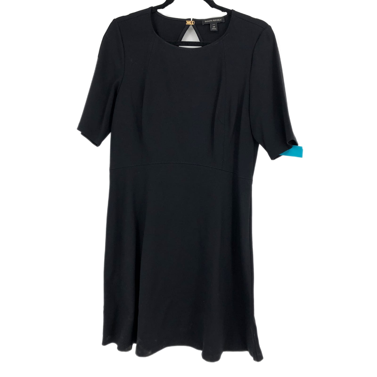 Banana Republic Black Pullover Midi Dress