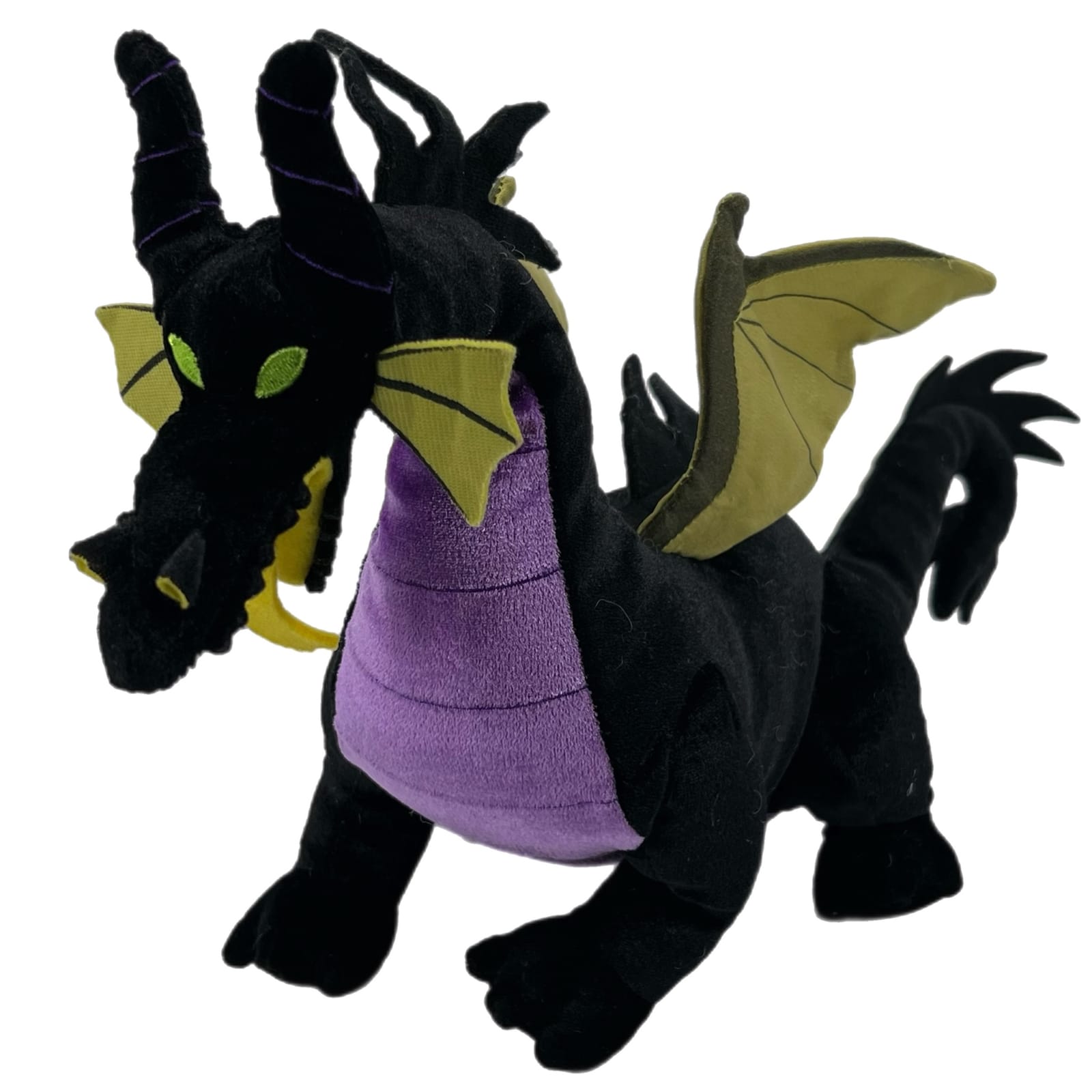Disney Store Black Purple Maleficent Plush 18” Long