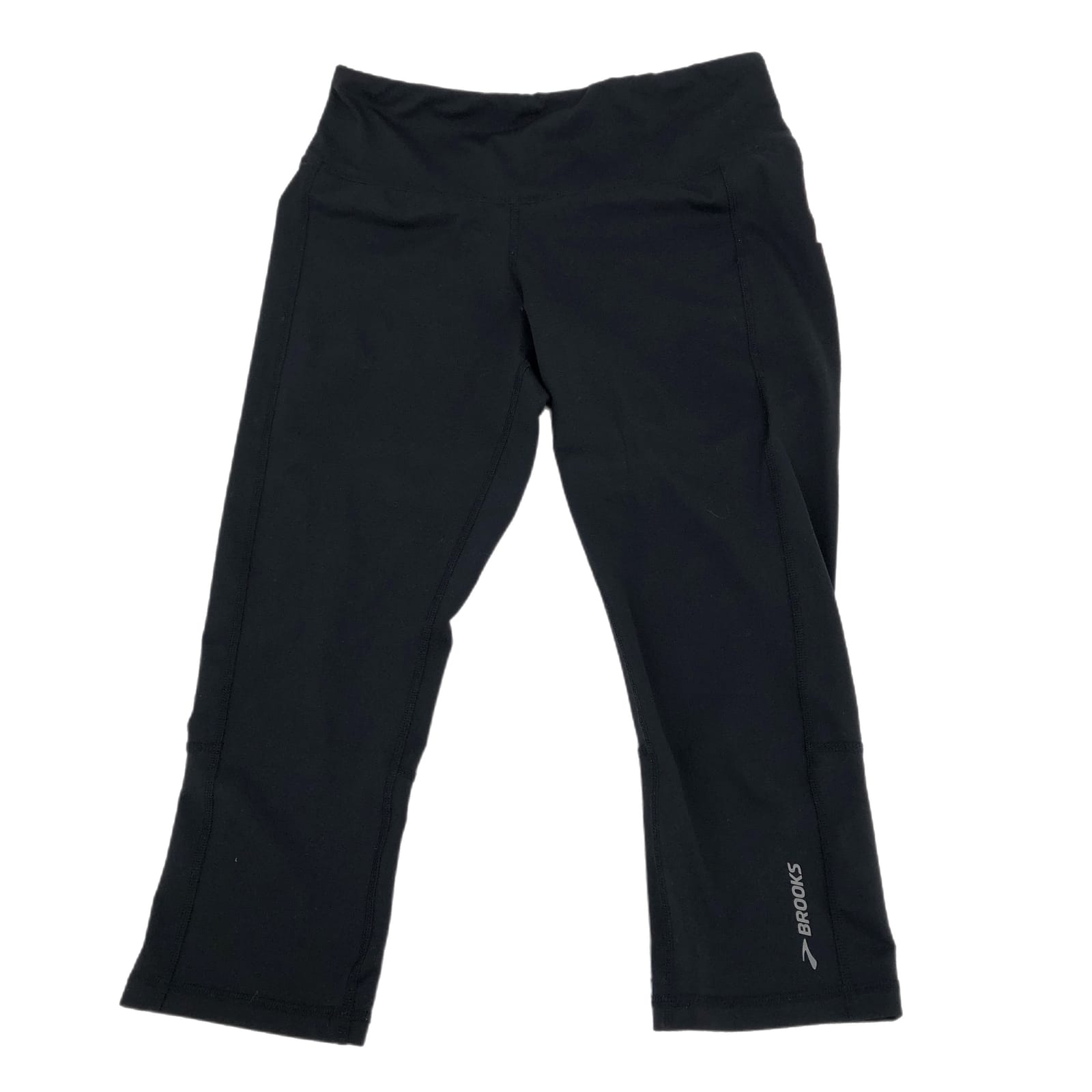 Brooks Black High-rise Cropped Leggings