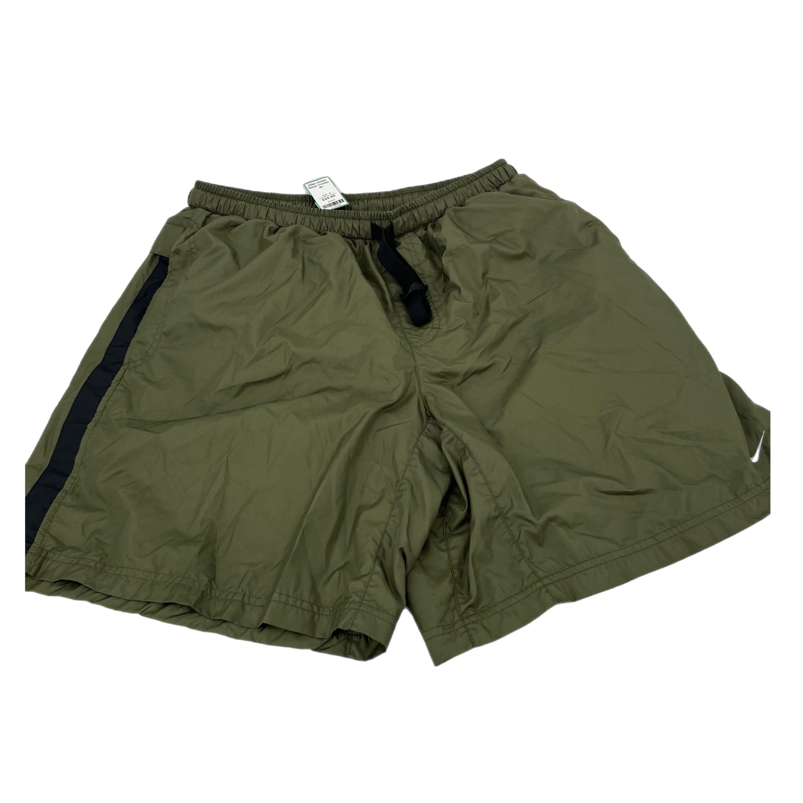 Nike Green Athletic Swim Trunks
