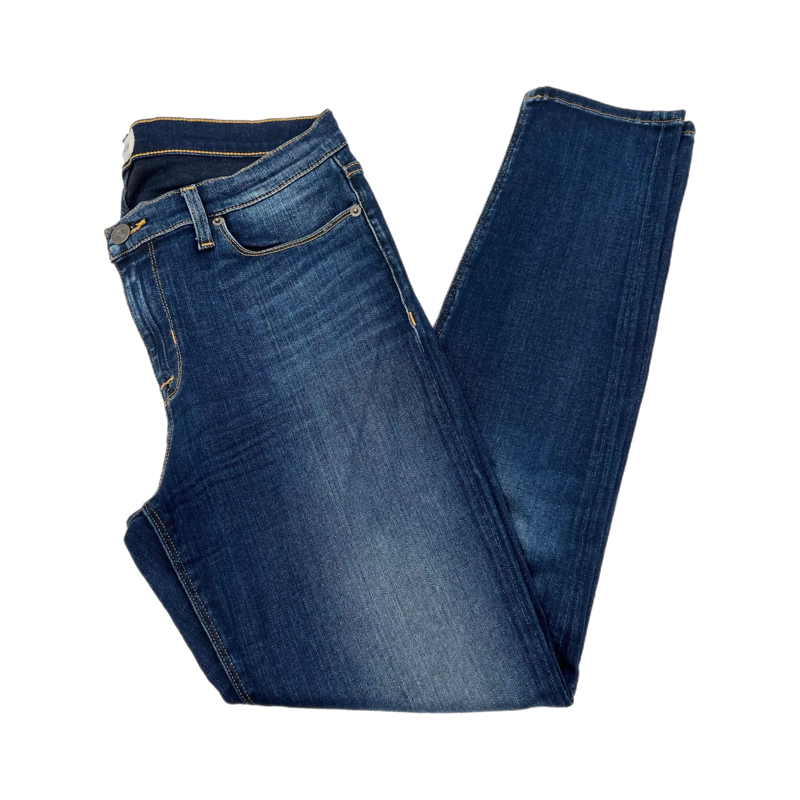 Hudson Jeans Blue Dark Wash Colette Midrise Skinny Jeans