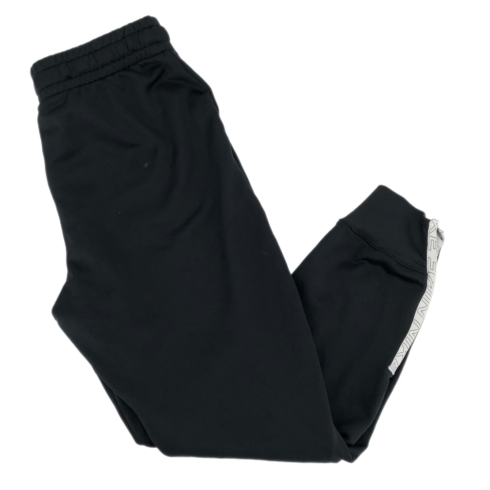 Nike Black & White High-Rise Tapered Sweatpants