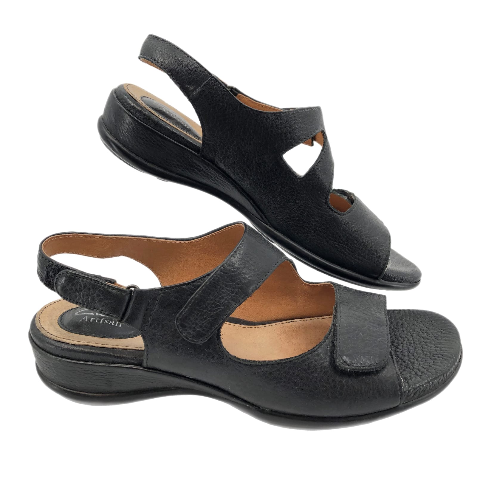 Clarks Black Breathable Comfort Sandal
