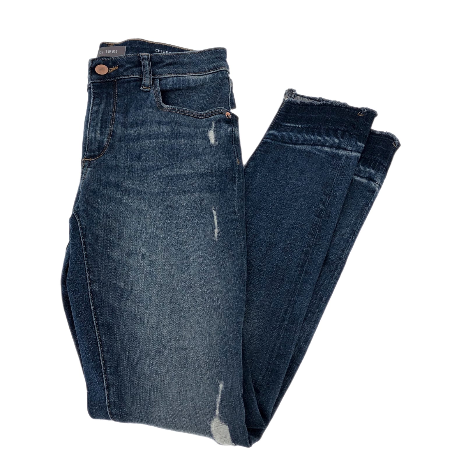 DL1961 Blue Low Rise Skinny Jeans