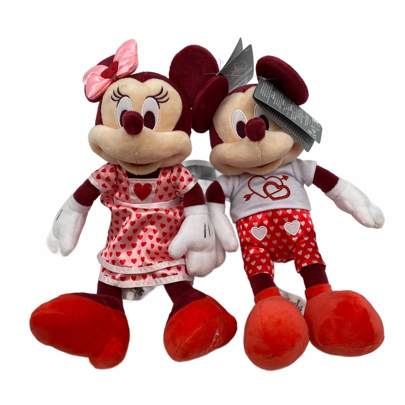 Disney Pink Minnie Mouse Holiday Plush Set