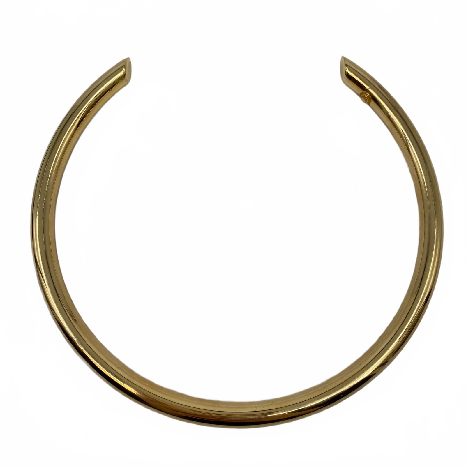 Gold Ring Choker Necklace