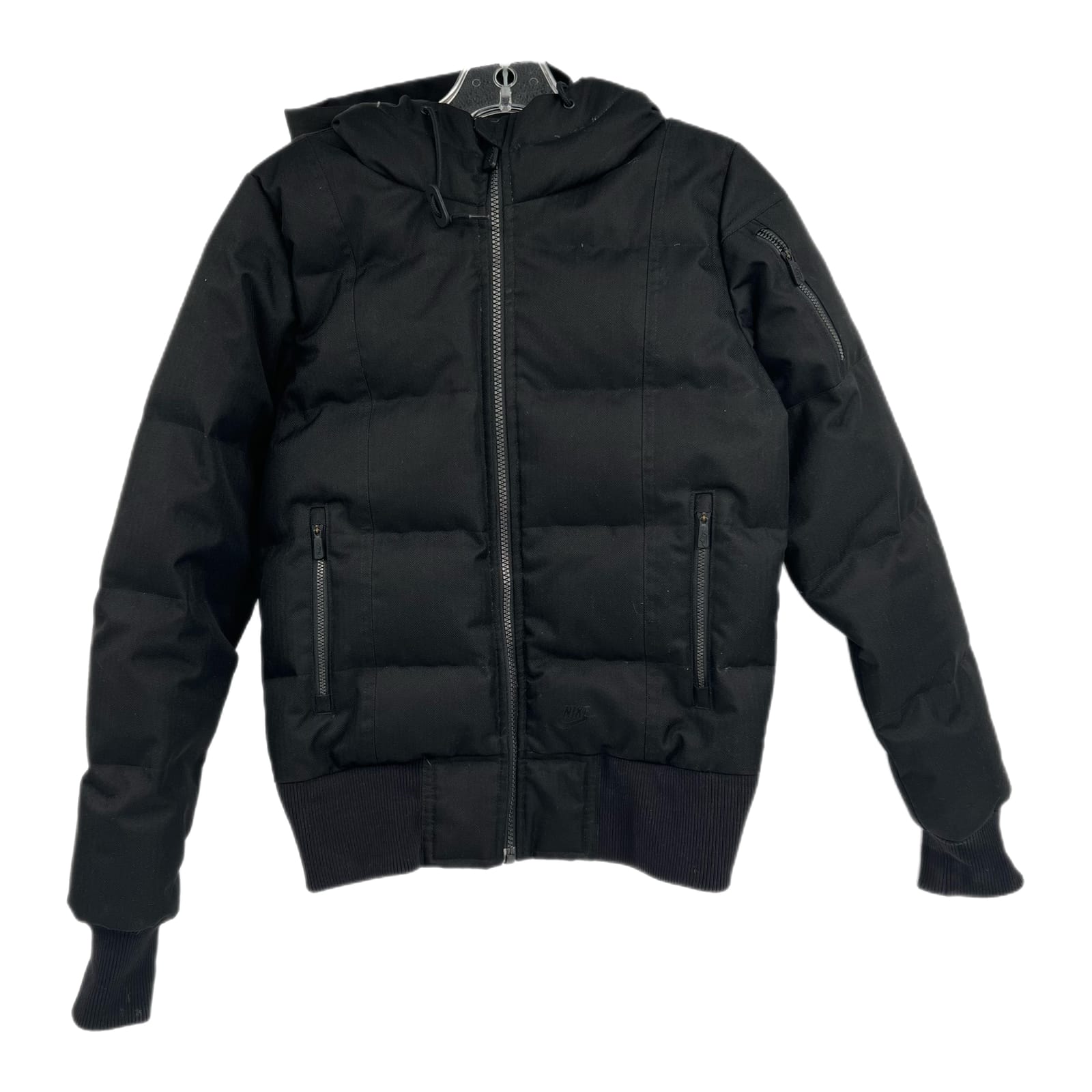 Nike Black 550 Down Hooded Puffer Jacket