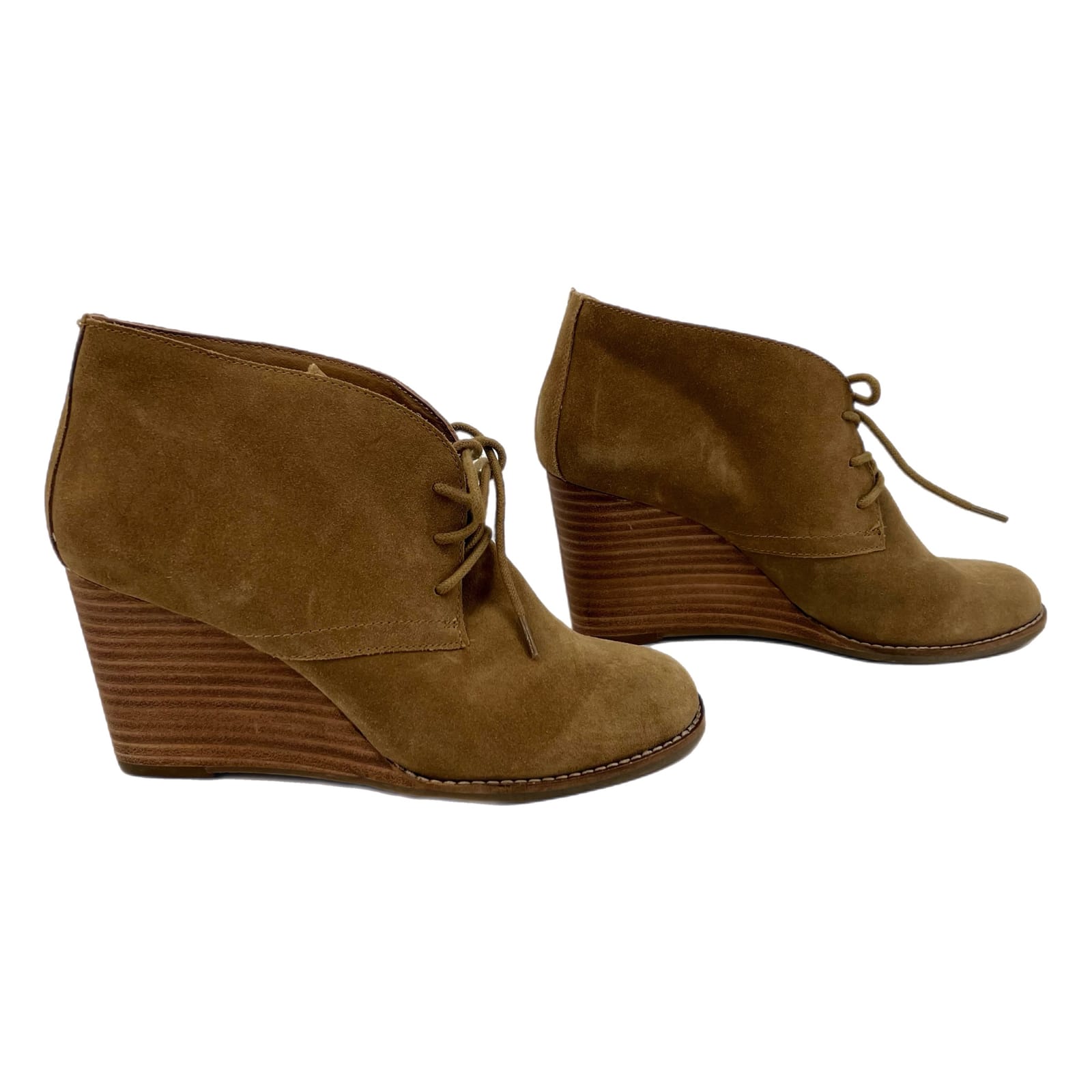 Lucky Brand Brown Suede Ankle Booties