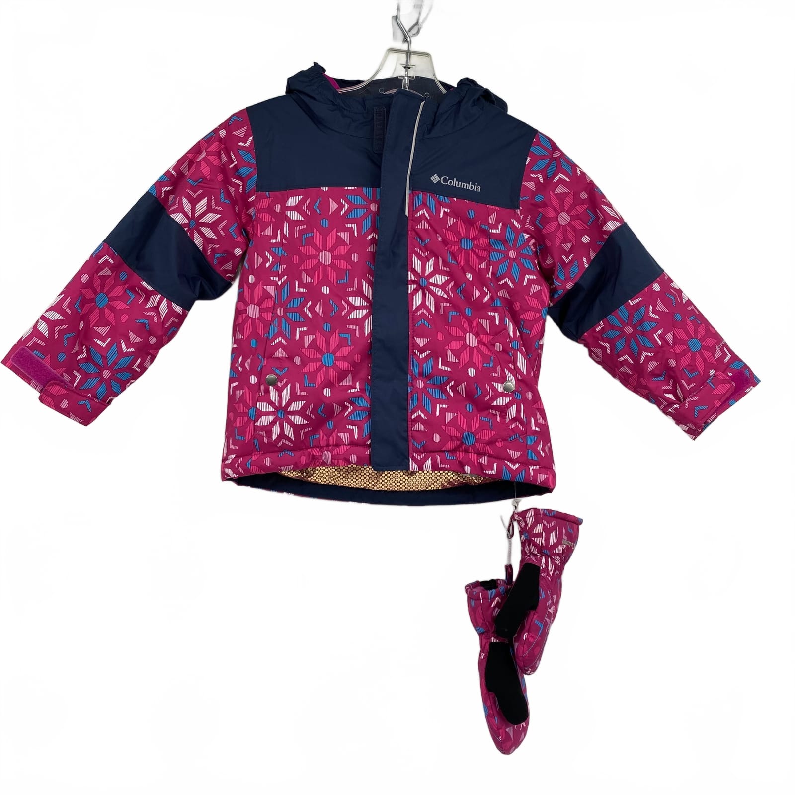 Columbia Puffers Pink/Blue Kids Jacket